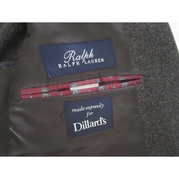 Men Ralph Lauren Dillard's 2 Button Blazer Jacket Sz 52R (Made in Canada) MJ46 - Picture 9 of 13